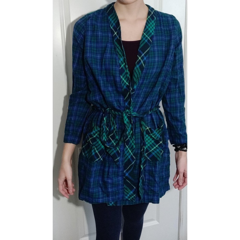 Plaid Flannel Aerie Robe